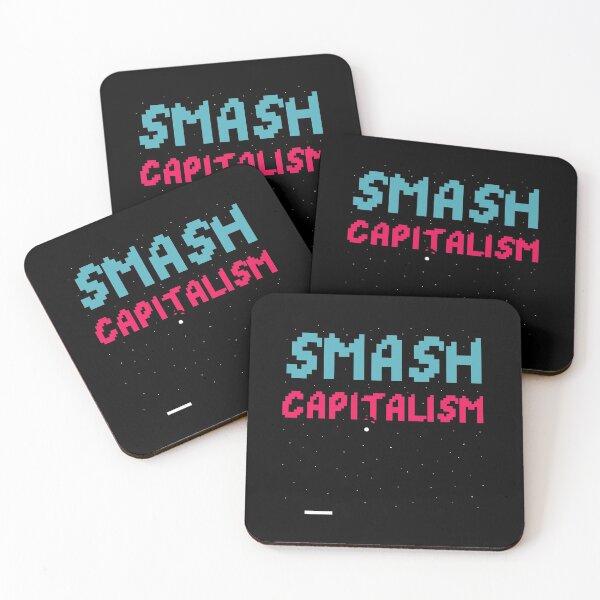 Item preview, Smash Capitalism Retro Gaming Leftist Cool Quote designed and sold by sillyquestions.