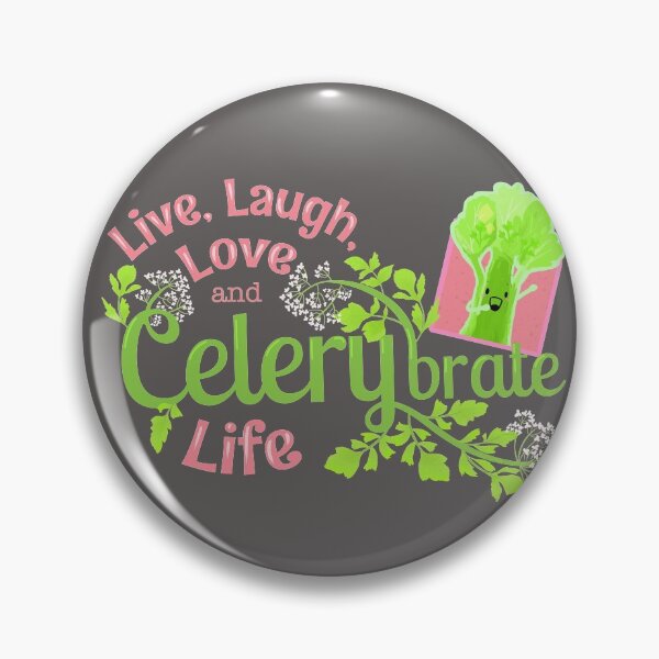 Item preview, Live, Laugh, Love and Celerybrate Life - Punny Garden designed and sold by PunnyGarden.