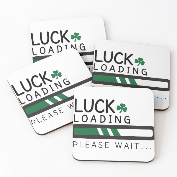 Item preview, Luck Loading Please Wait Happy St Patrick’s Day Green Irish Holiday Lucky Clover designed and sold by Sunny Collections.