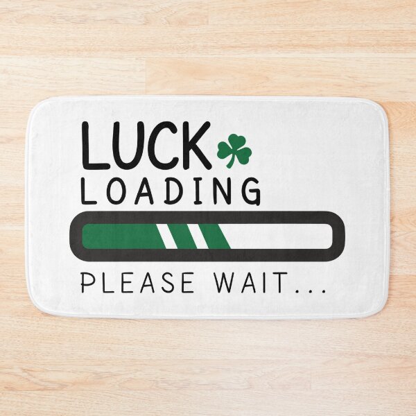 Item preview, Luck Loading Please Wait Happy St Patrick’s Day Green Irish Holiday Lucky Clover designed and sold by Sunny Collections.