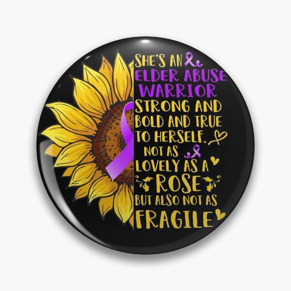 Item preview, She's A Elder Abuse Warrior Not as lovely as a Rose but also not as Fragile designed and sold by ArangoaStore.