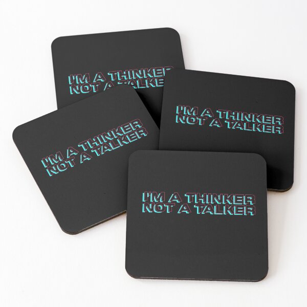 Item preview, Thinker Funny Smart Introvert Quote Retro Sci Fi designed and sold by sillyquestions.