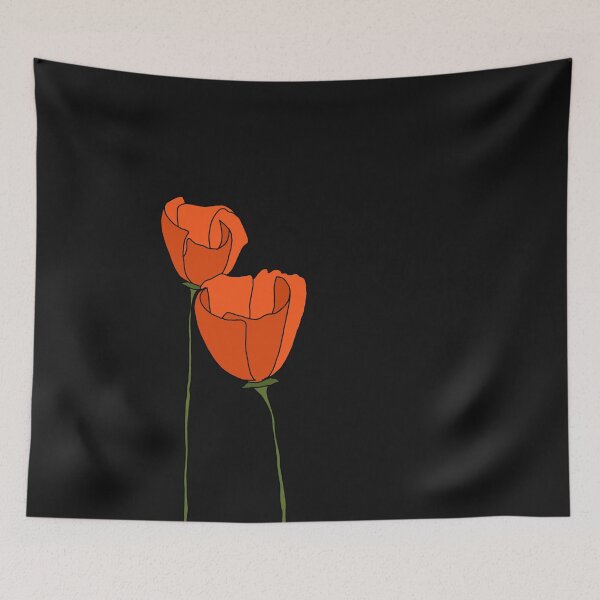 Item preview, Two Poppies for Cali designed and sold by WokenIris.