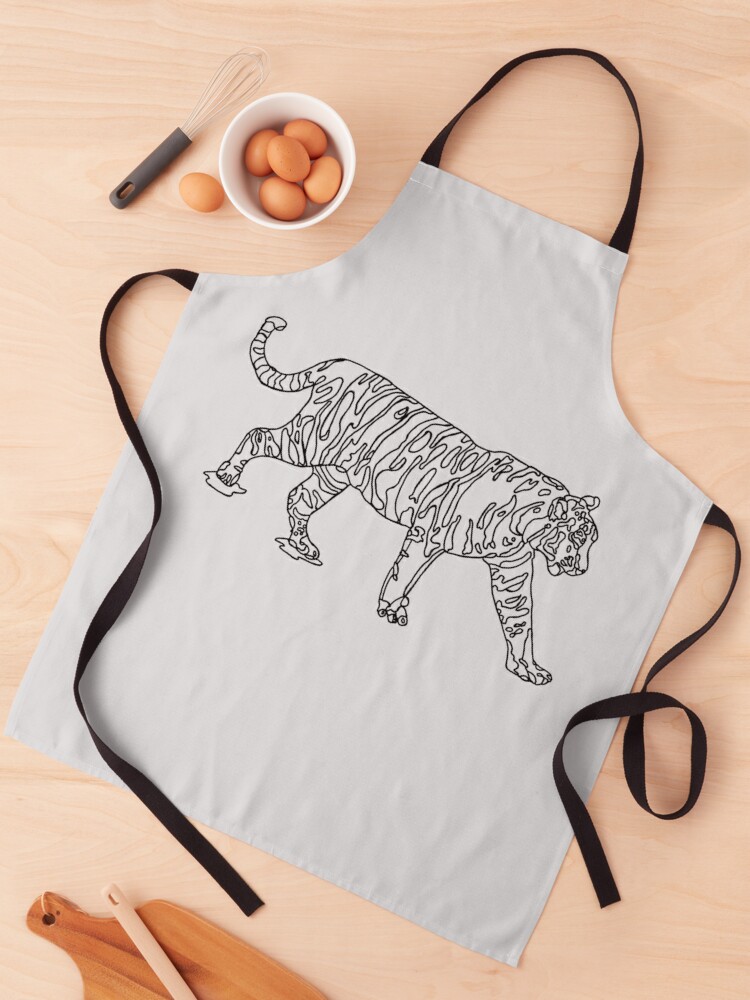 wild bengal tiger line art pattern design  Photographic Print for Sale by  Janckevannwyk