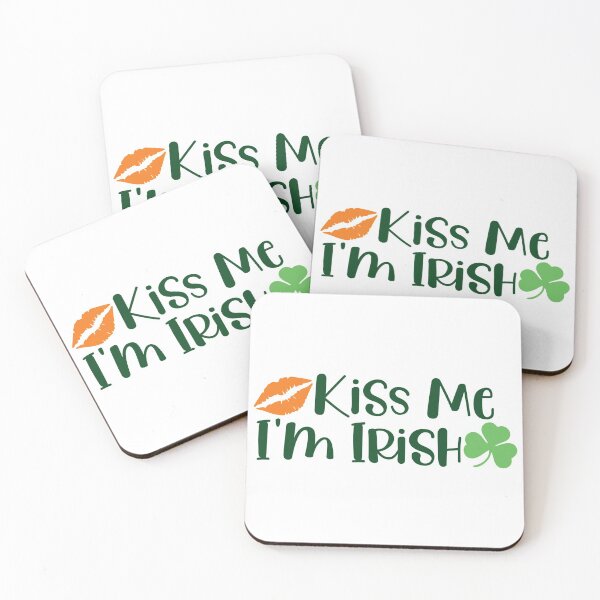 Item preview, Kiss Me I’m Irish Lips Happy St Patrick’s Day Irish Holiday Lucky Clover designed and sold by Sunny Collections.