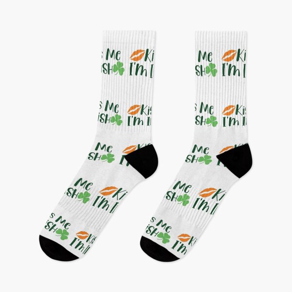 Item preview, Kiss Me I’m Irish Lips Happy St Patrick’s Day Irish Holiday Lucky Clover designed and sold by Sunny Collections.