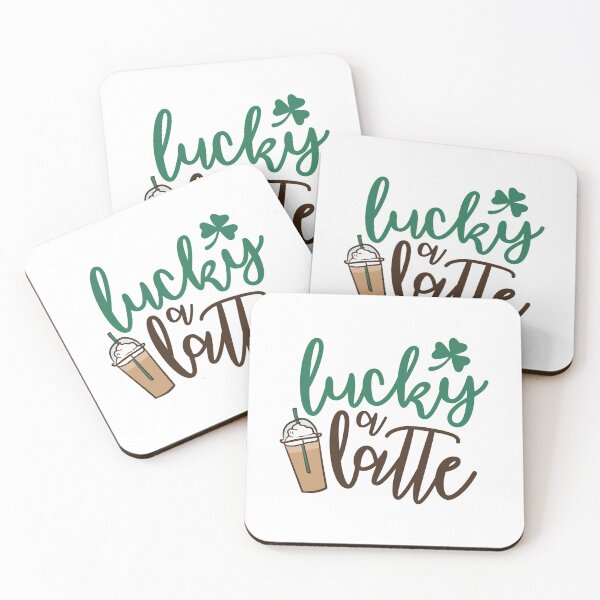 Item preview, Lucky A Latte Irish Coffee Lover Happy St Patrick’s Day Irish Holiday Lucky Clover designed and sold by Sunny Collections.