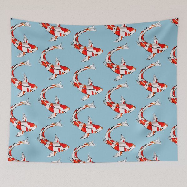 Item preview, Cute koi fish illustration designed and sold by OonasArt.
