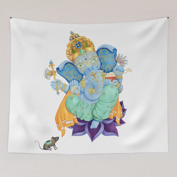 Item preview, Lord Ganesha - The Obstruction Destroyer designed and sold by MandalaSoul.
