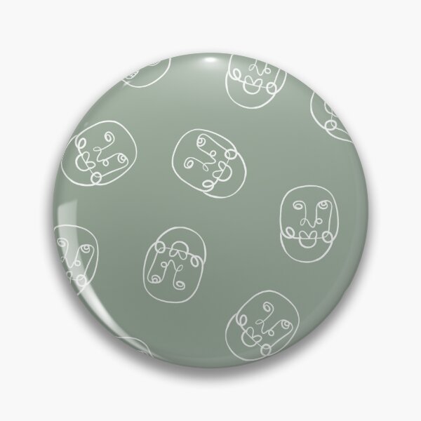 Item preview, Abstract Line Faces Pattern  designed and sold by WildeandCo.