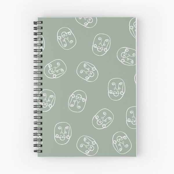 Item preview, Abstract Line Faces Pattern  designed and sold by WildeandCo.