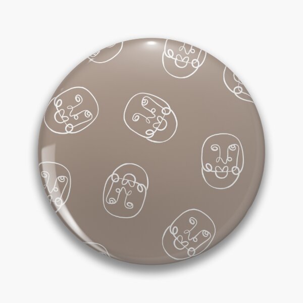 Item preview, Abstract Line Faces Pattern  designed and sold by WildeandCo.