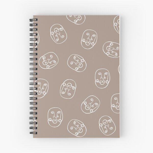 Item preview, Abstract Line Faces Pattern  designed and sold by WildeandCo.