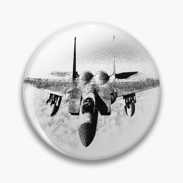 Item preview, F-15C Eagle Front View Sketched designed and sold by artbyedo.