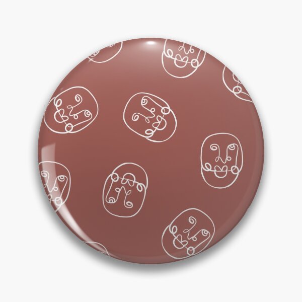 Item preview, Abstract Line Faces Pattern  designed and sold by WildeandCo.
