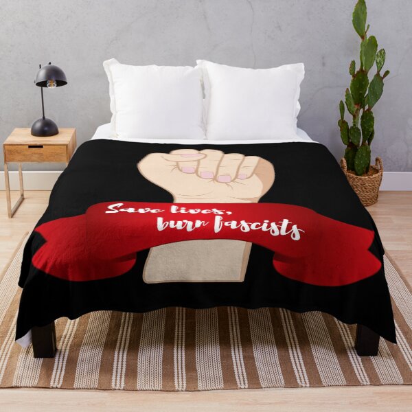 Item preview, Save lives, burn fascists designed and sold by gabyshiny.