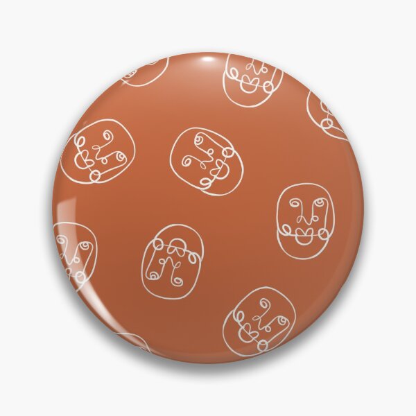 Item preview, Abstract Line Faces Pattern  designed and sold by WildeandCo.