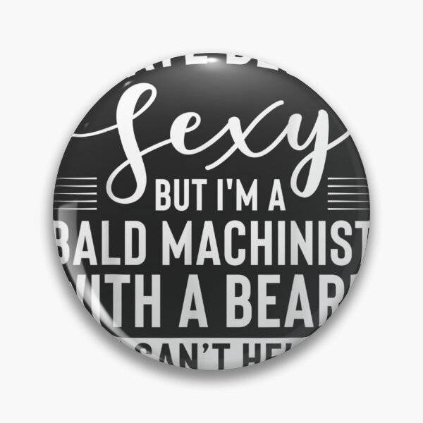 Item preview, Bald Machinist Beard Merch designed and sold by CatherineRogers.