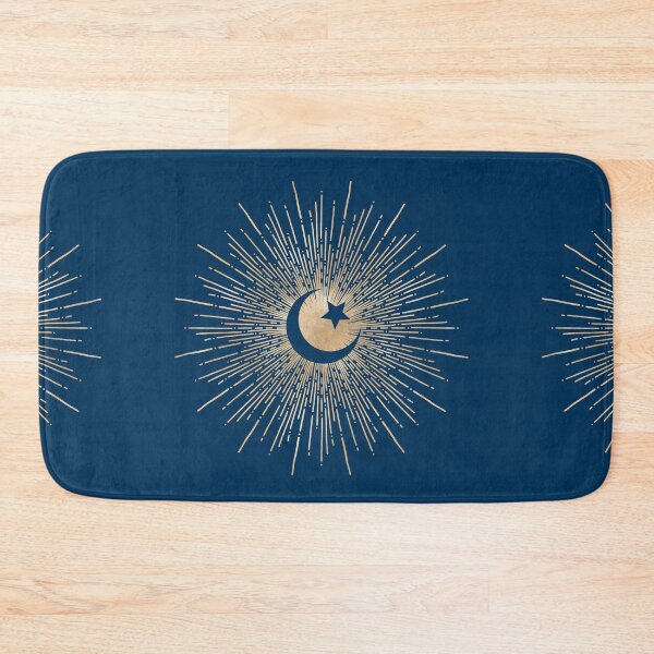 Item preview, Crescent Moon and Star Islam Symbol with Gold Accent designed and sold by AnNisaArt.