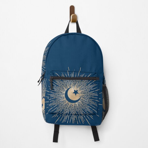 Item preview, Crescent Moon and Star Islam Symbol with Gold Accent designed and sold by AnNisaArt.
