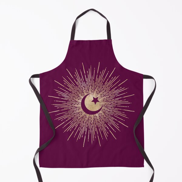 Item preview, Crescent Moon and Star Islam Symbol with Gold Accent designed and sold by AnNisaArt.