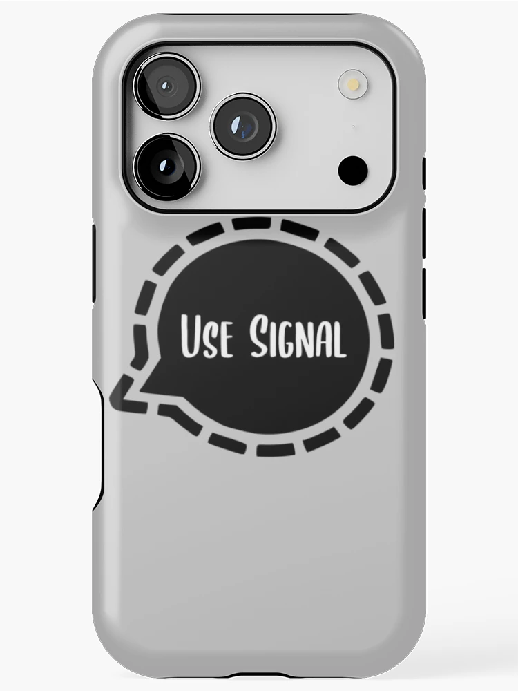 Thumbnail 1 of 4, iPhone Case, Use Signal Sticker Design 3 designed and sold by PositiveStudio.