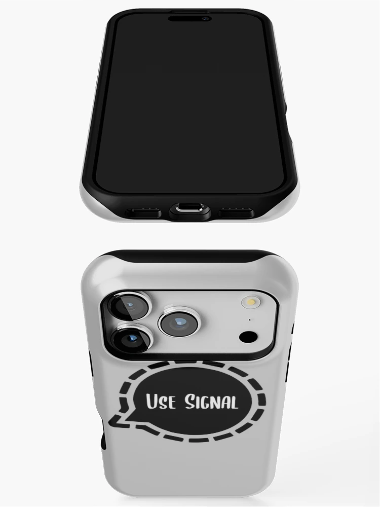 Thumbnail 3 of 4, iPhone Case, Use Signal Sticker Design 3 designed and sold by PositiveStudio.