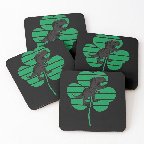 Item preview, St. Patricks Day Dinosaur in a shamrock designed and sold by AxzoGerman.