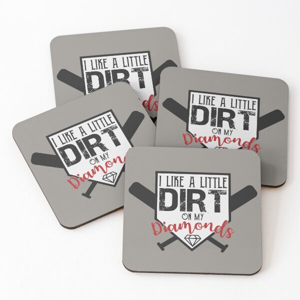 Item preview, I Like A Little Dirt On My Diamonds Baseball  designed and sold by franktact.