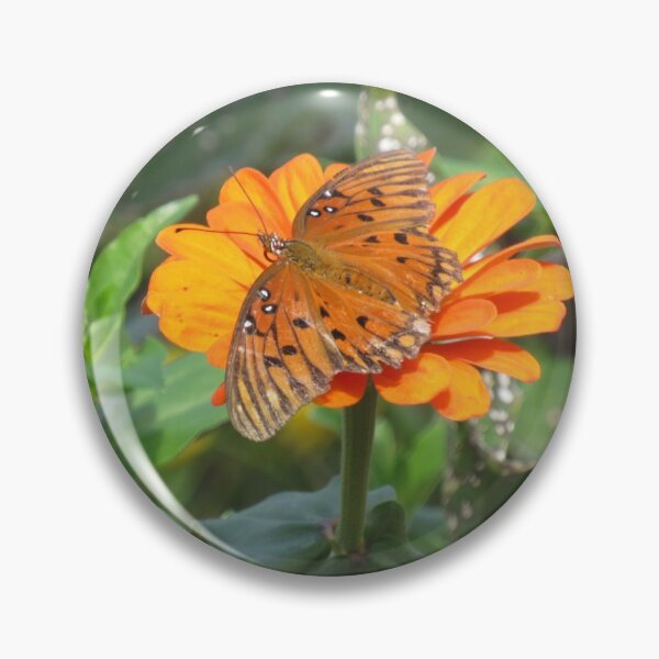 Item preview, Butterfly on an orange flower designed and sold by 383northmain.