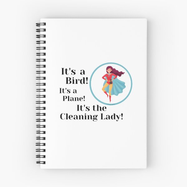 Item preview, It's A Bird It's A Plane It's The Cleaning Lady Superhero Fun designed and sold by SavvyCleaner.