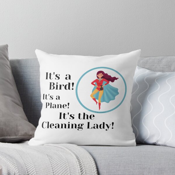 Item preview, It's A Bird It's A Plane It's The Cleaning Lady Superhero Fun designed and sold by SavvyCleaner.