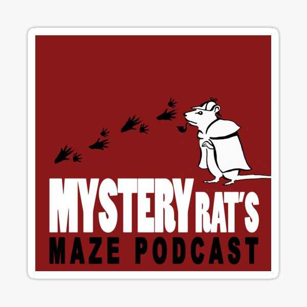 Mysteryrat's Maze Podcast logo Sticker