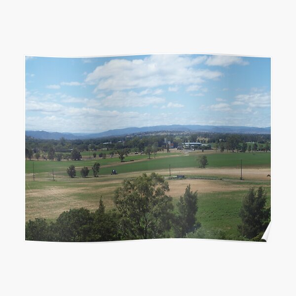 Tamworth from the air Poster