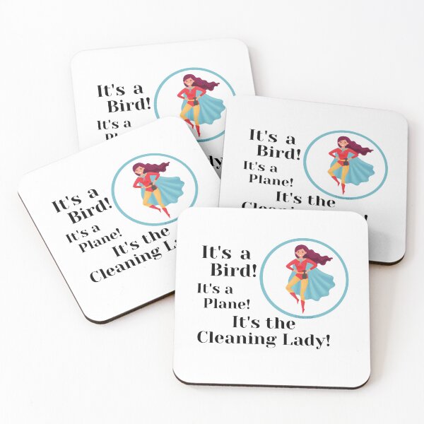 Item preview, It's A Bird It's A Plane It's The Cleaning Lady Superhero Fun designed and sold by SavvyCleaner.