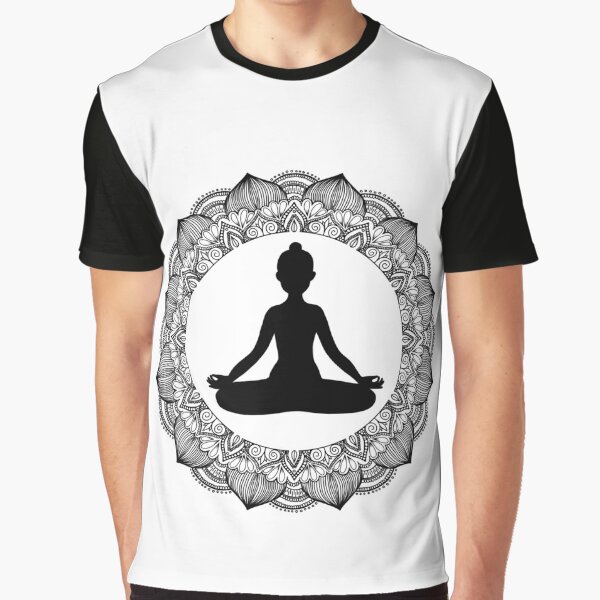 Infinity Symbol Art Black And White Timeless Gift Meditation Art Yoga Gifts  Zen Gift Buddha Art V Neck T Shirt by LotusArt