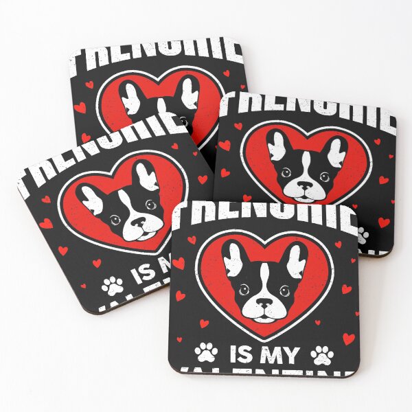 Item preview, Frenchie is my valentine designed and sold by TheWildStyle.