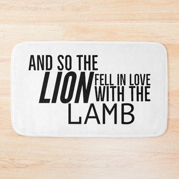 Item preview, And So The Lion Fell In Love With The Lamb designed and sold by mishofmash.