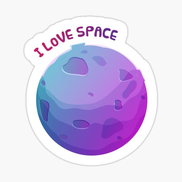 Copy of moon Sticker