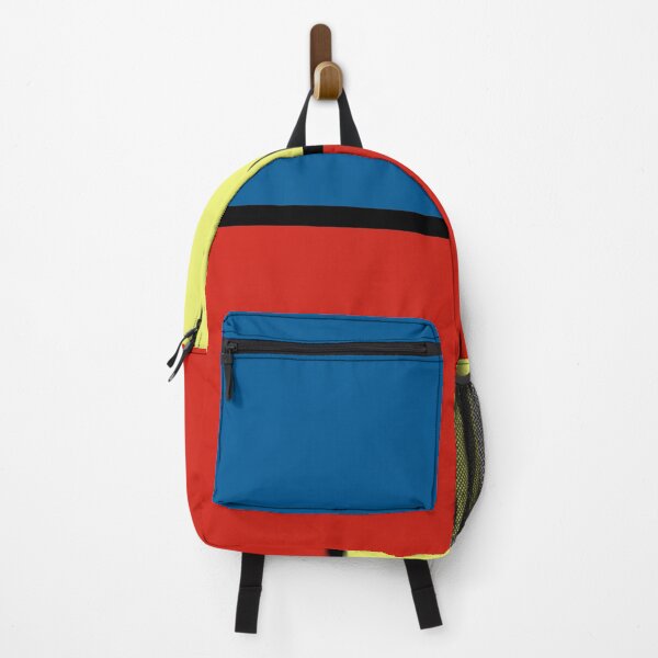 Item preview, Mondrian Tricolor Squares Red Blue And Yellow I designed and sold by rewstudio.