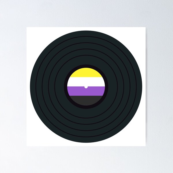 Item preview, Enby Vinyl Record designed and sold by Siarne.