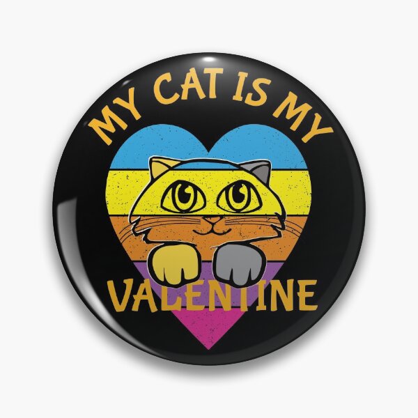 Item preview, My Cat Is My Valentine designed and sold by Luvjesus2.