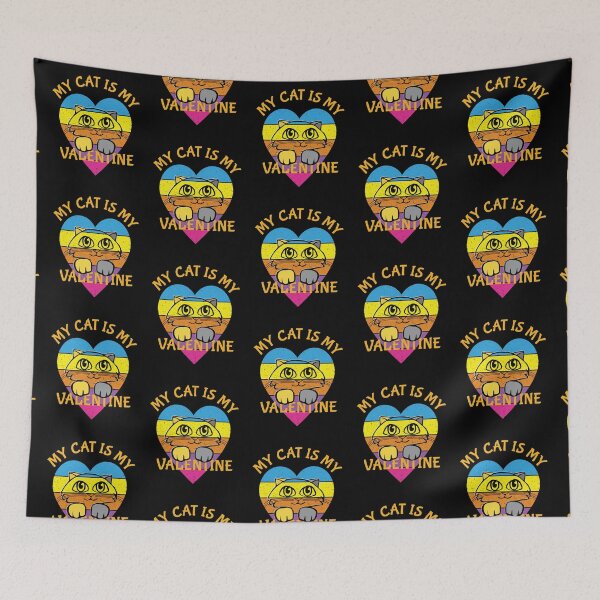 Item preview, My Cat Is My Valentine designed and sold by Luvjesus2.