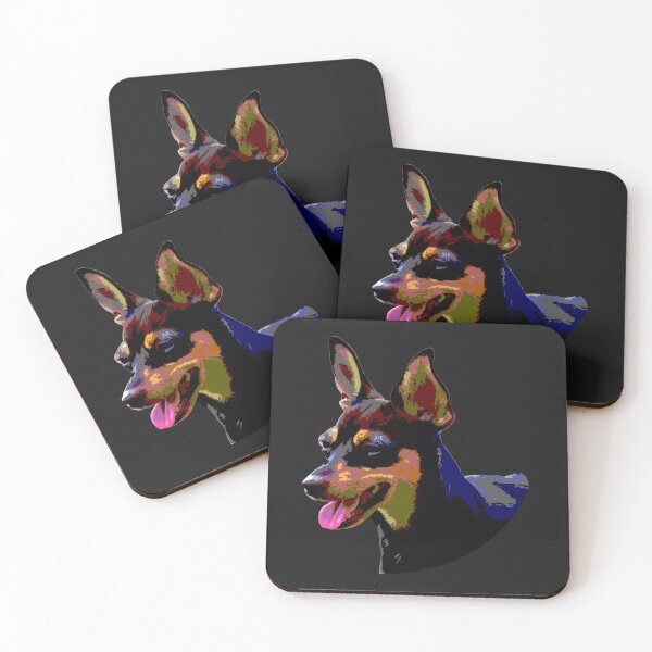 Item preview, psychedelic pinscher head designed and sold by ricobarinas.