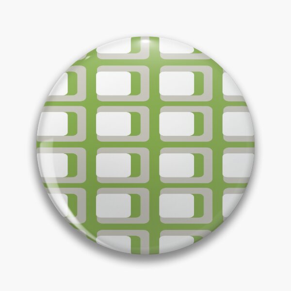 Item preview, BIG FUNKY RETRO GREENERY SQUARES - WITH LIGHT GREEN AND WHITE -BY OZCUSHIONSTOO designed and sold by ozcushionstoo.