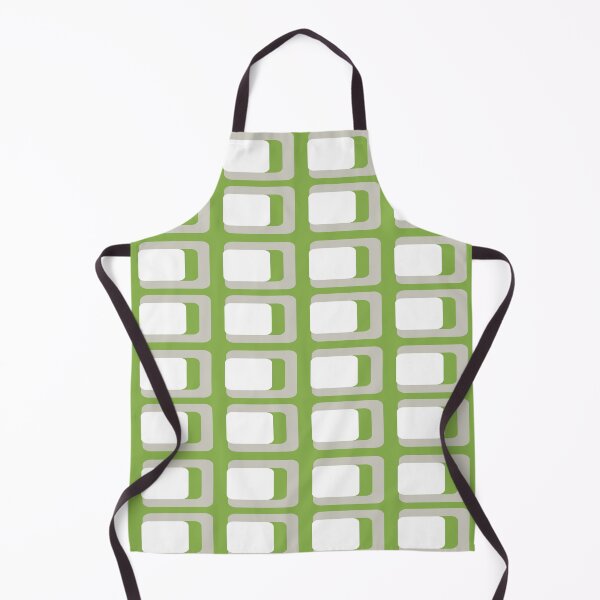 Item preview, BIG FUNKY RETRO GREENERY SQUARES - WITH LIGHT GREEN AND WHITE -BY OZCUSHIONSTOO designed and sold by ozcushionstoo.