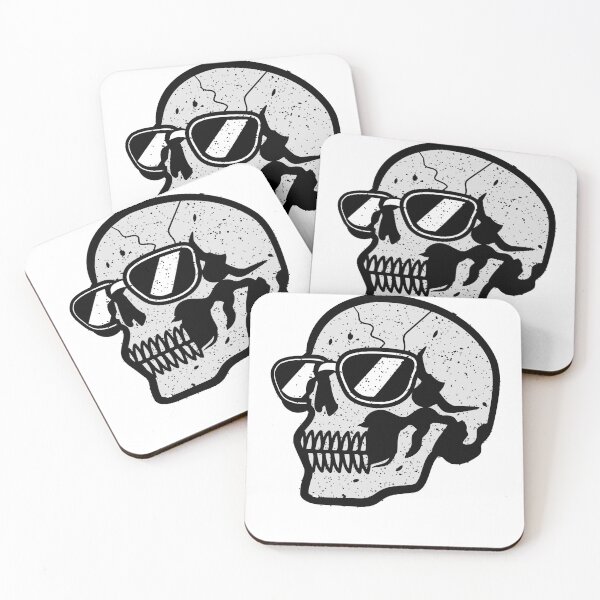 Item preview, Skull whit sunglassess designed and sold by Mydogheart4you.