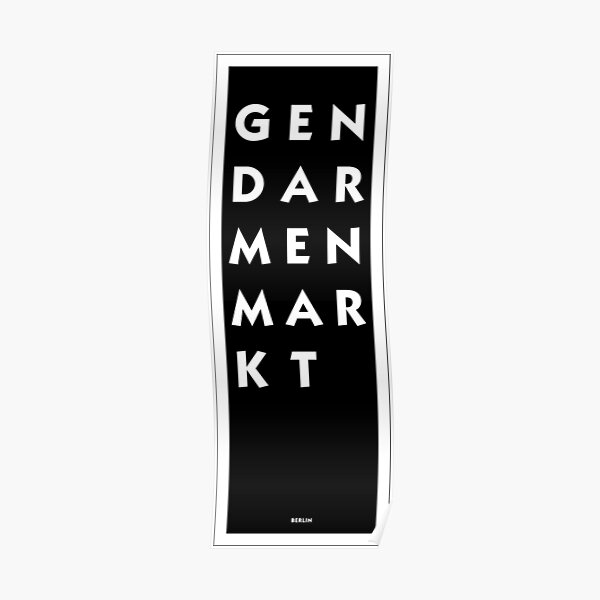Gendarmenmarkt - Berlin Poster