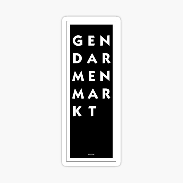 Gendarmenmarkt - Berlin Sticker