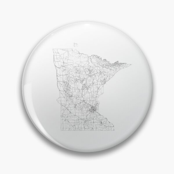 Item preview, Minnesota State Map, Art Print By LandSartprints designed and sold by LandSartprints.